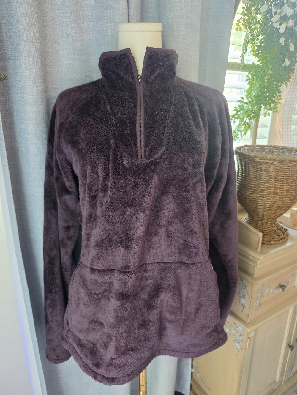 The North Face Purple 1/4 Zip